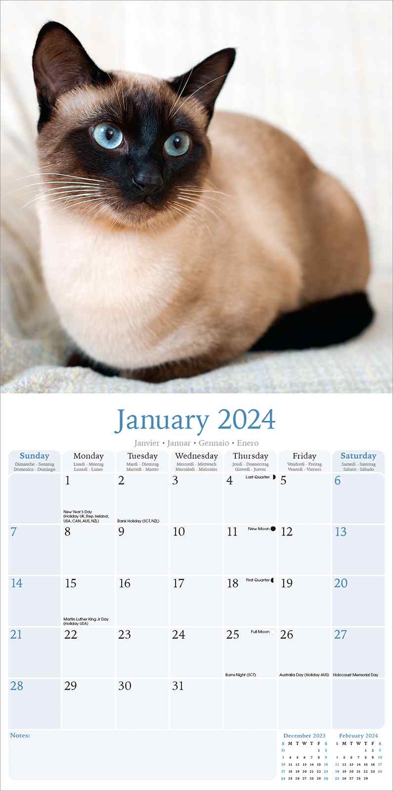 Cats - Siamese Calendar | Cat Calendars | Pet Prints Inc Cats - Siamese Calendar | Cat Calendars | Pet Prints Inc